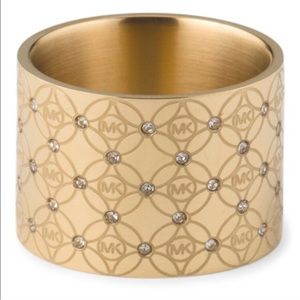 MK Heritage Logo ring 💯 authentic